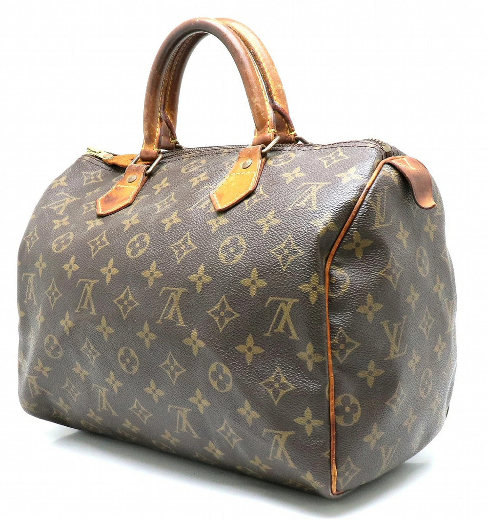 Louis Vuitton Boston Speedy Monogram Bag Handbag Brown
